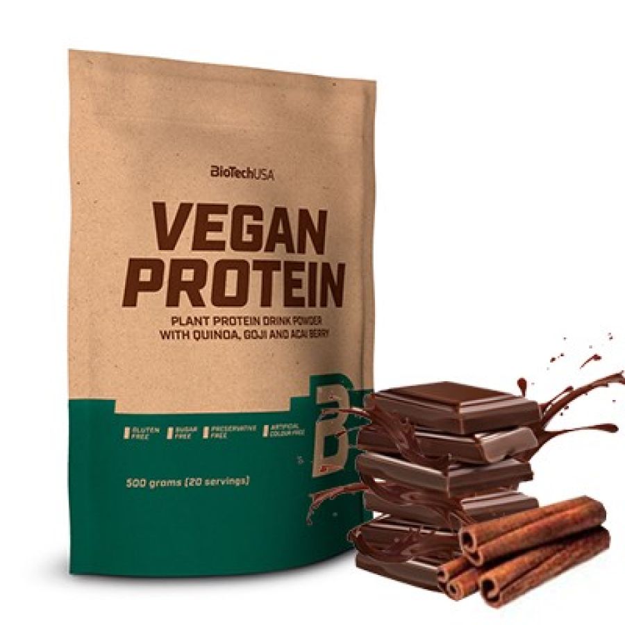Biotech Usa Vegan Protein C 500gr Sabor Chocolate Canela