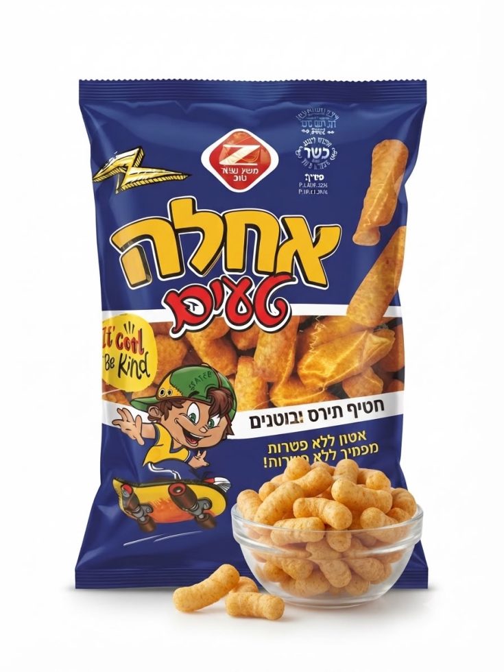 אחלה טעים חטיף תירס ובוטנים