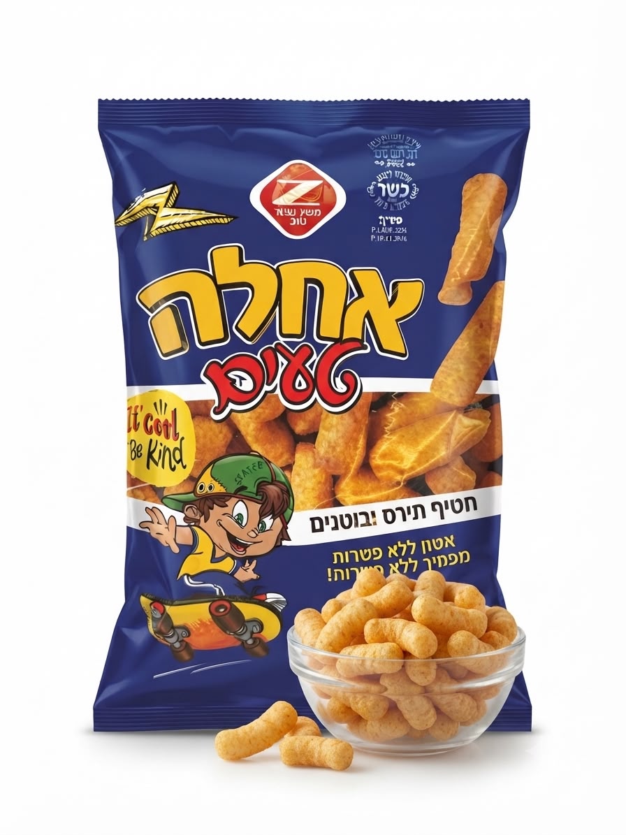 אחלה טעים חטיף תירס ובוטנים